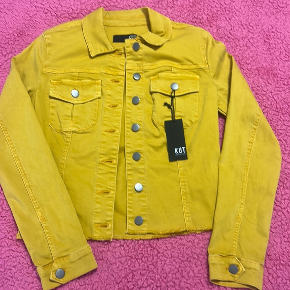 Yellow Denim Jacket